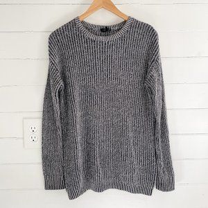 Forever 21 Navy Blue Marled Knit Sweater